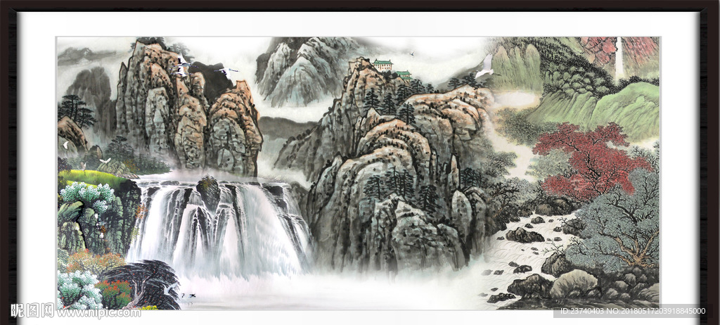 山水国画