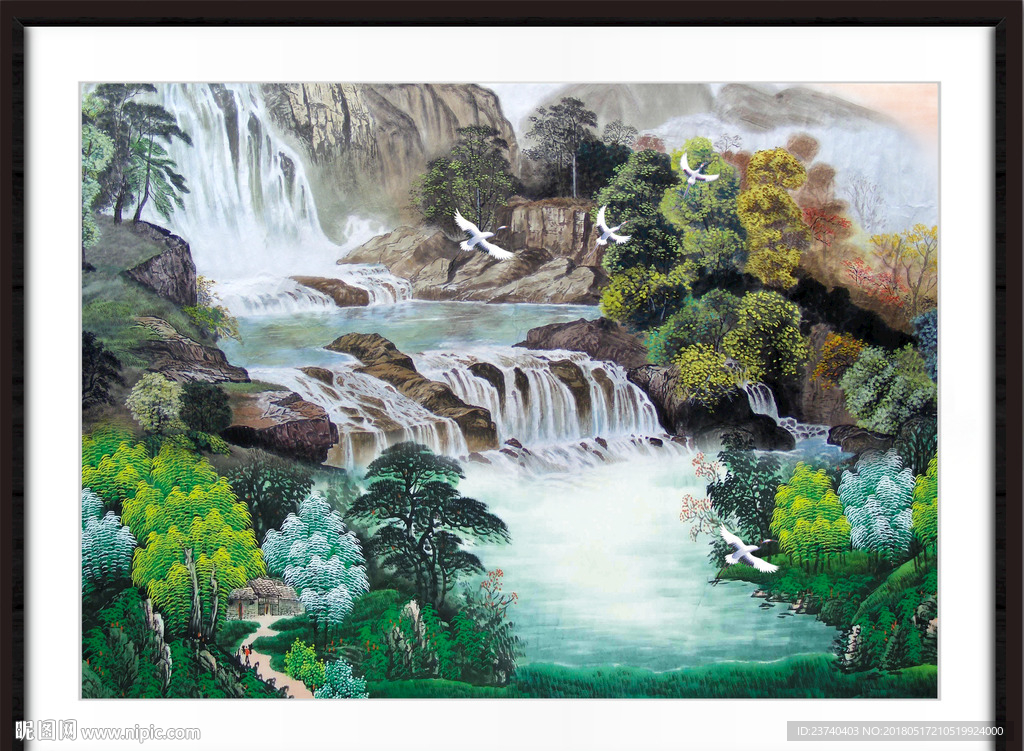 山水国画
