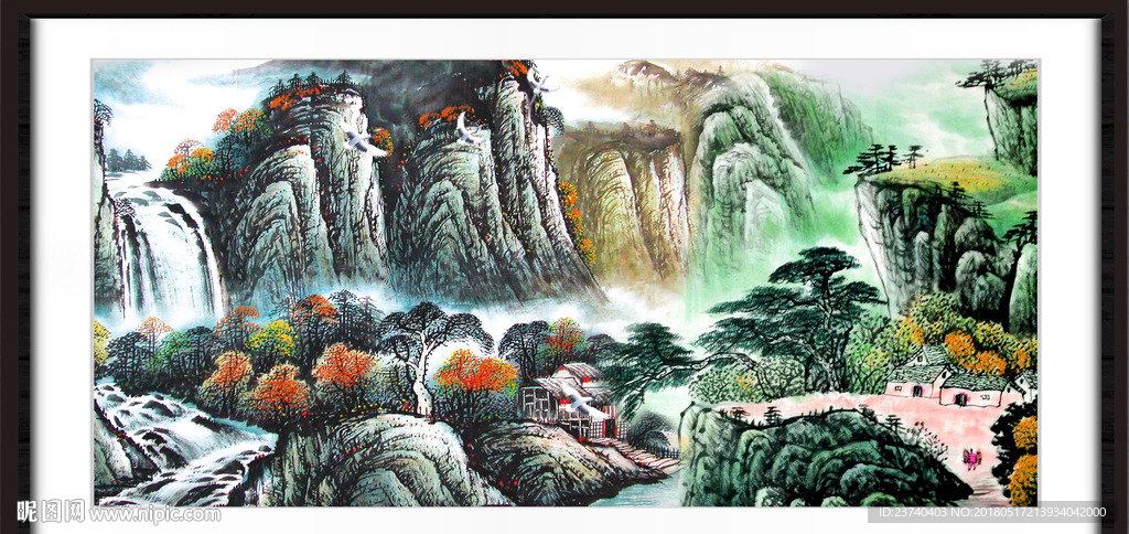 山水国画