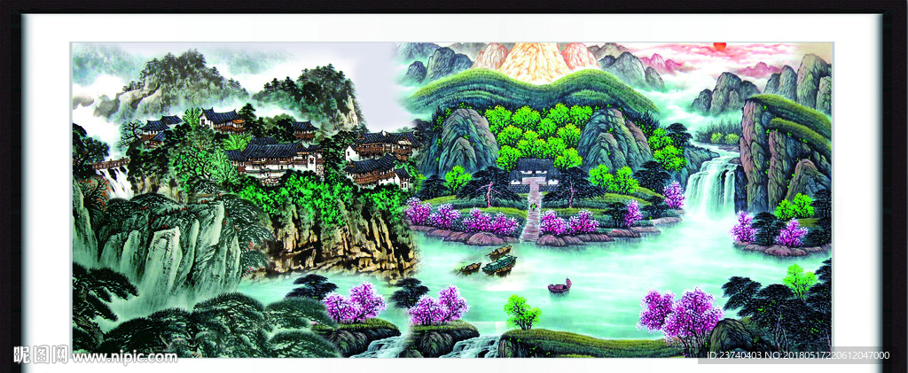 山水国画