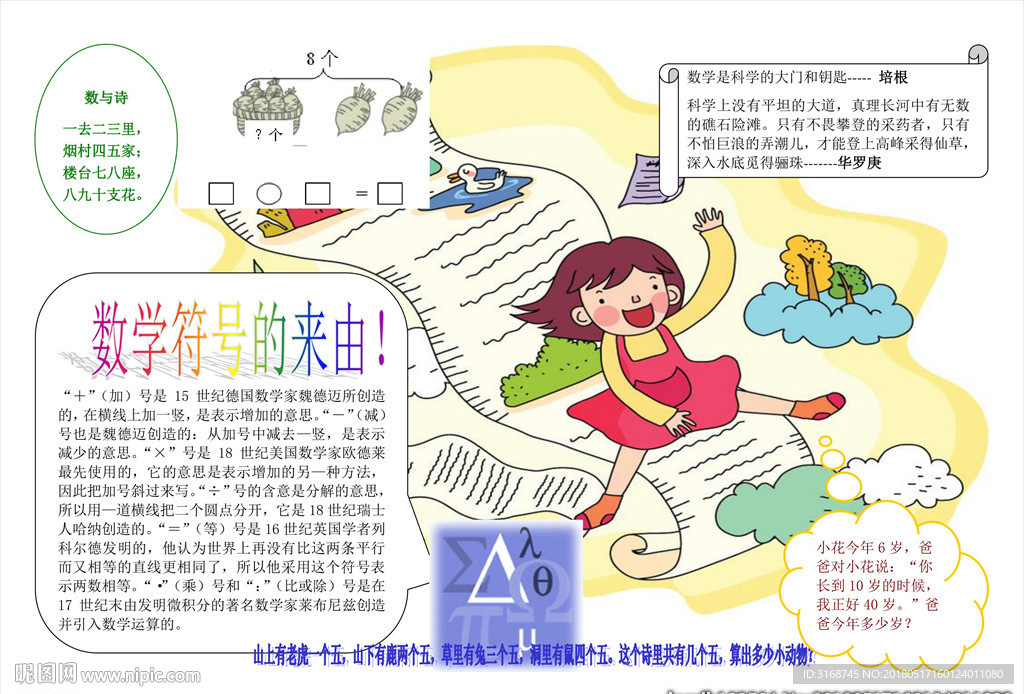 WORD手抄报  数学小报