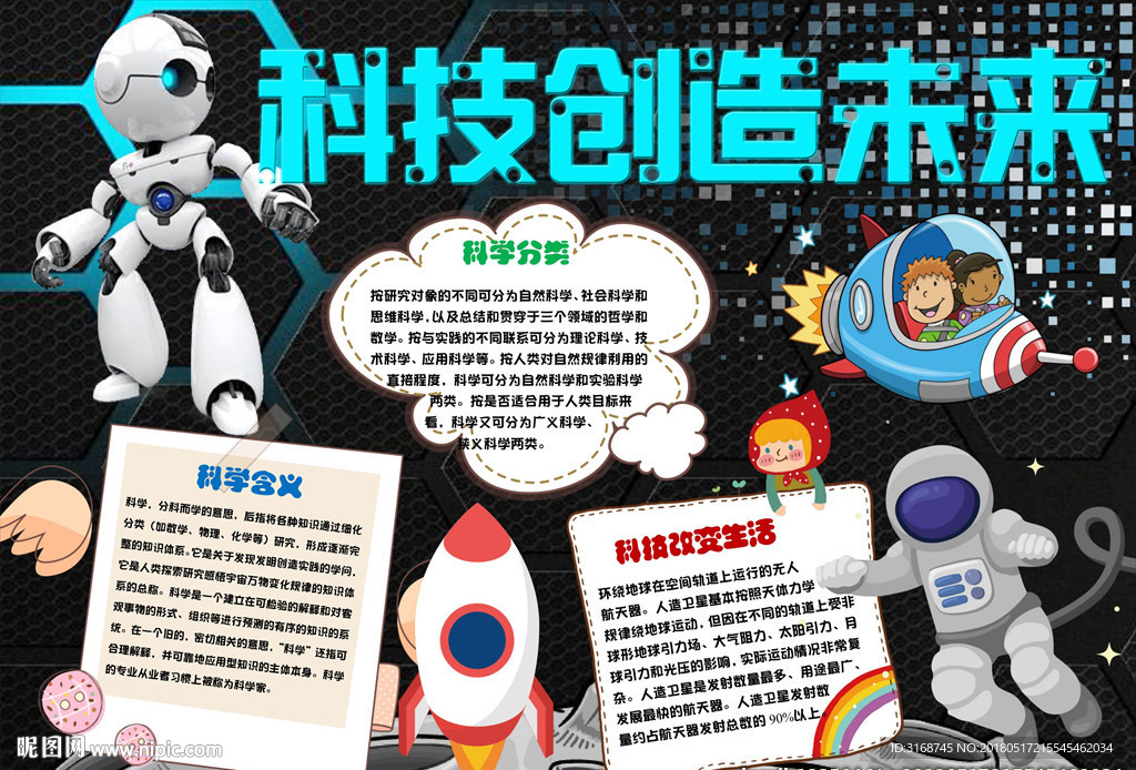 word手抄报   科技小报