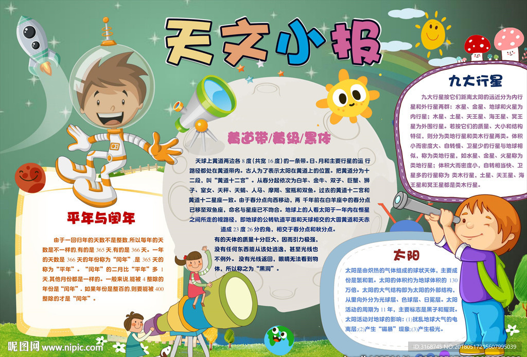 word手抄报   科技小报