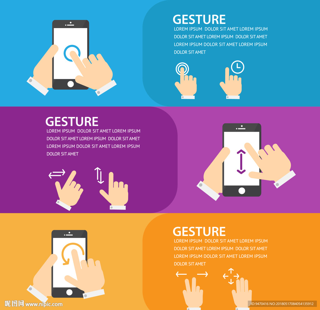 触屏手机手势操作解说触摸屏解析