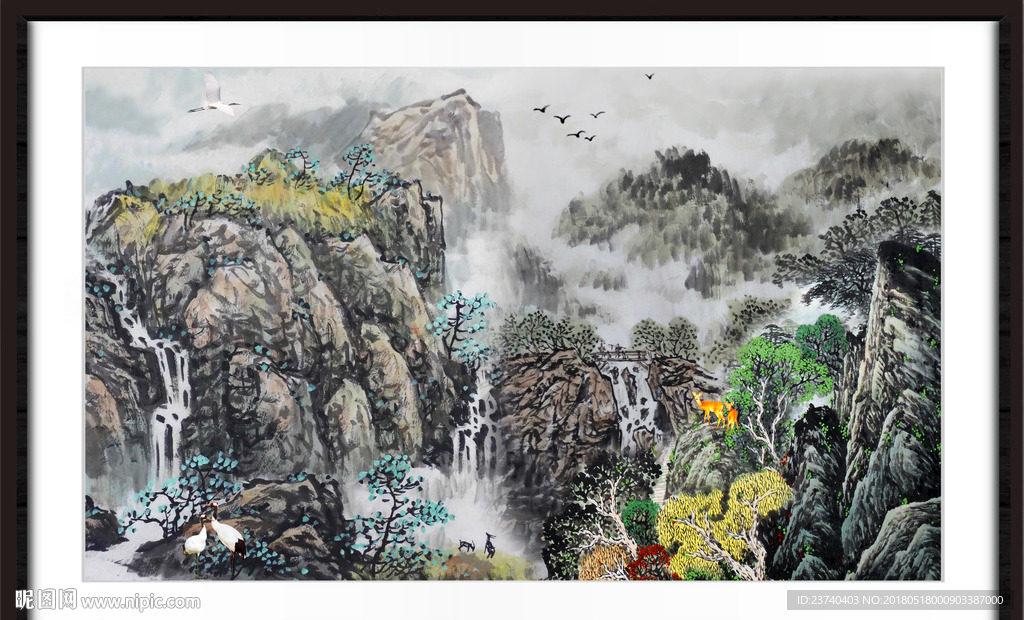 山水国画