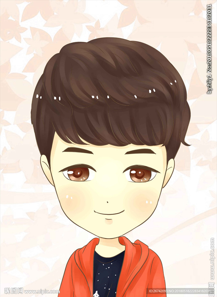 男士原创卡通Q版