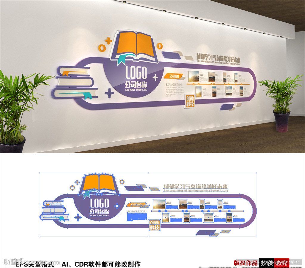 图书馆文化墙