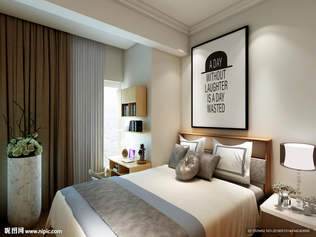 新中式房间装修效果图