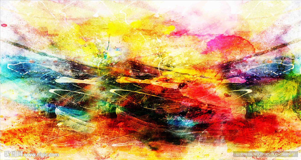 抽象油画