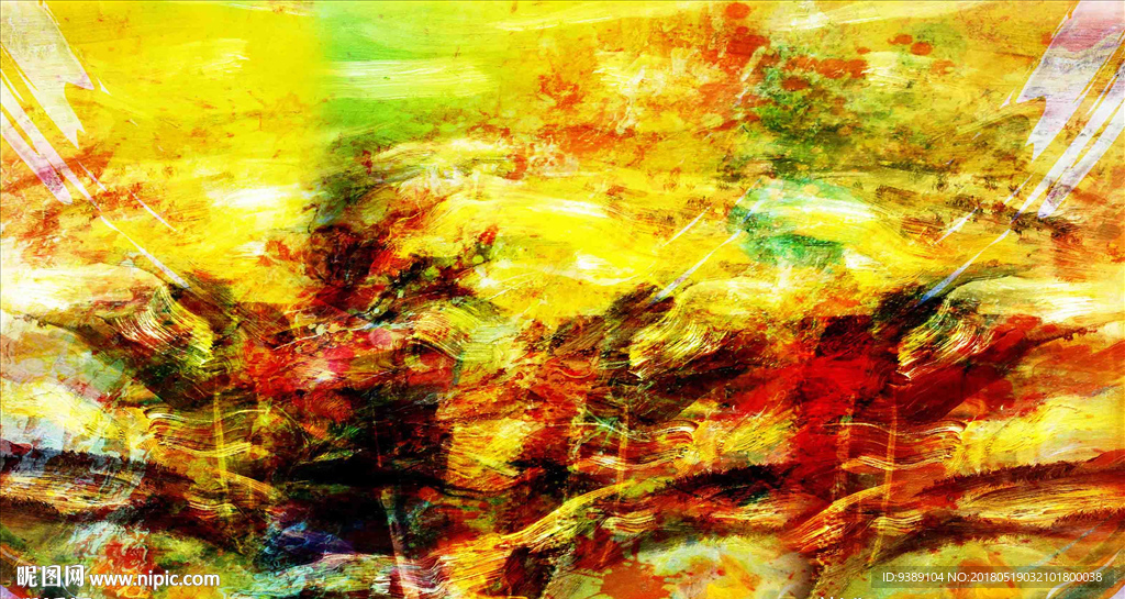 抽象油画