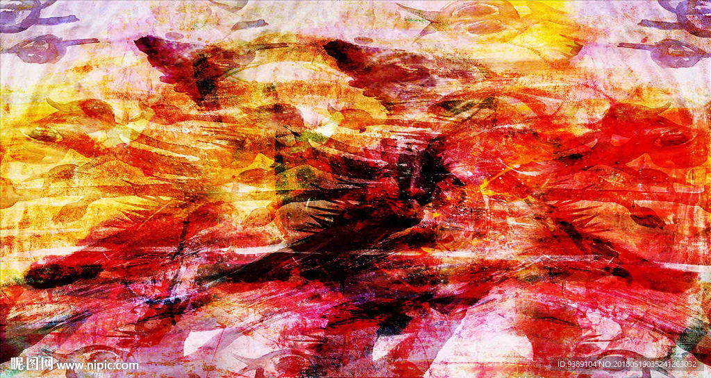 抽象油画