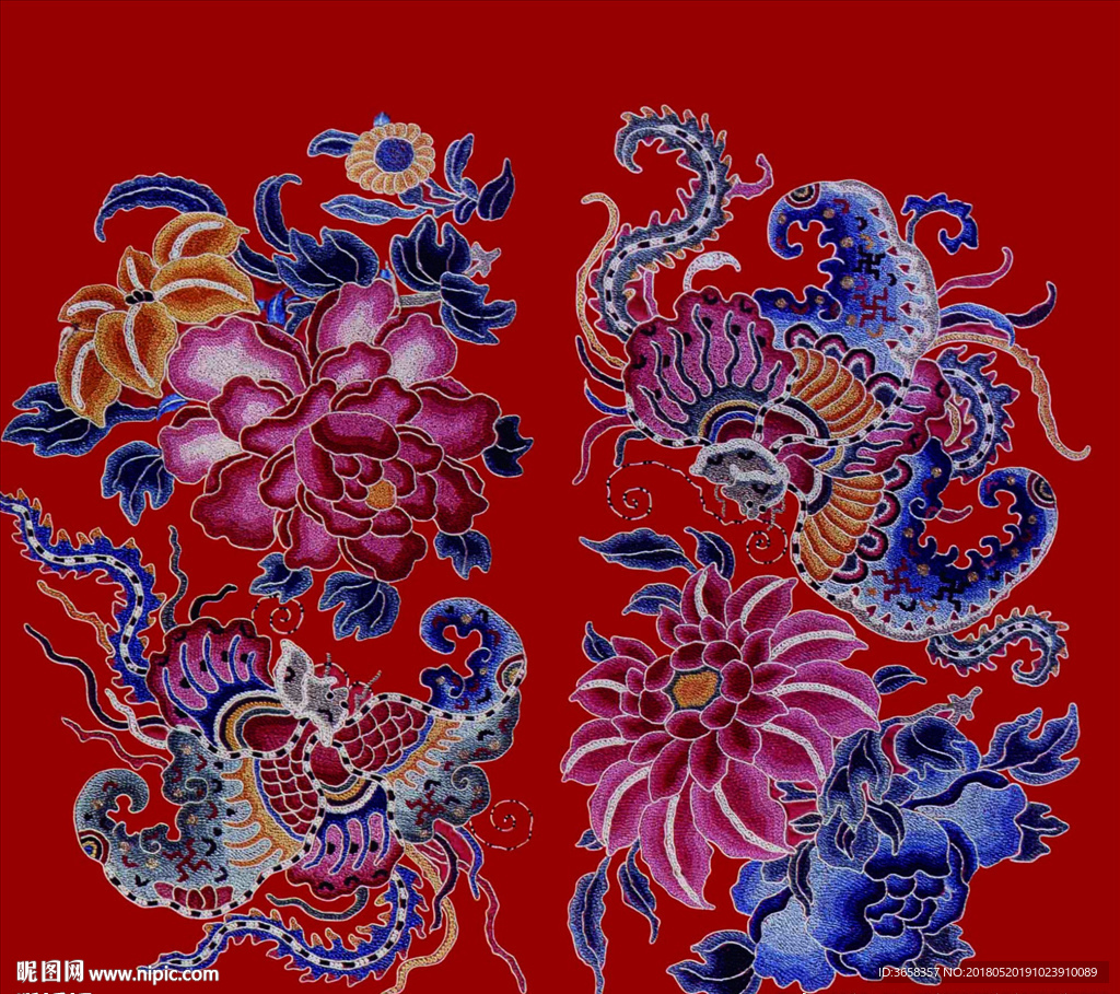 古典服装图案