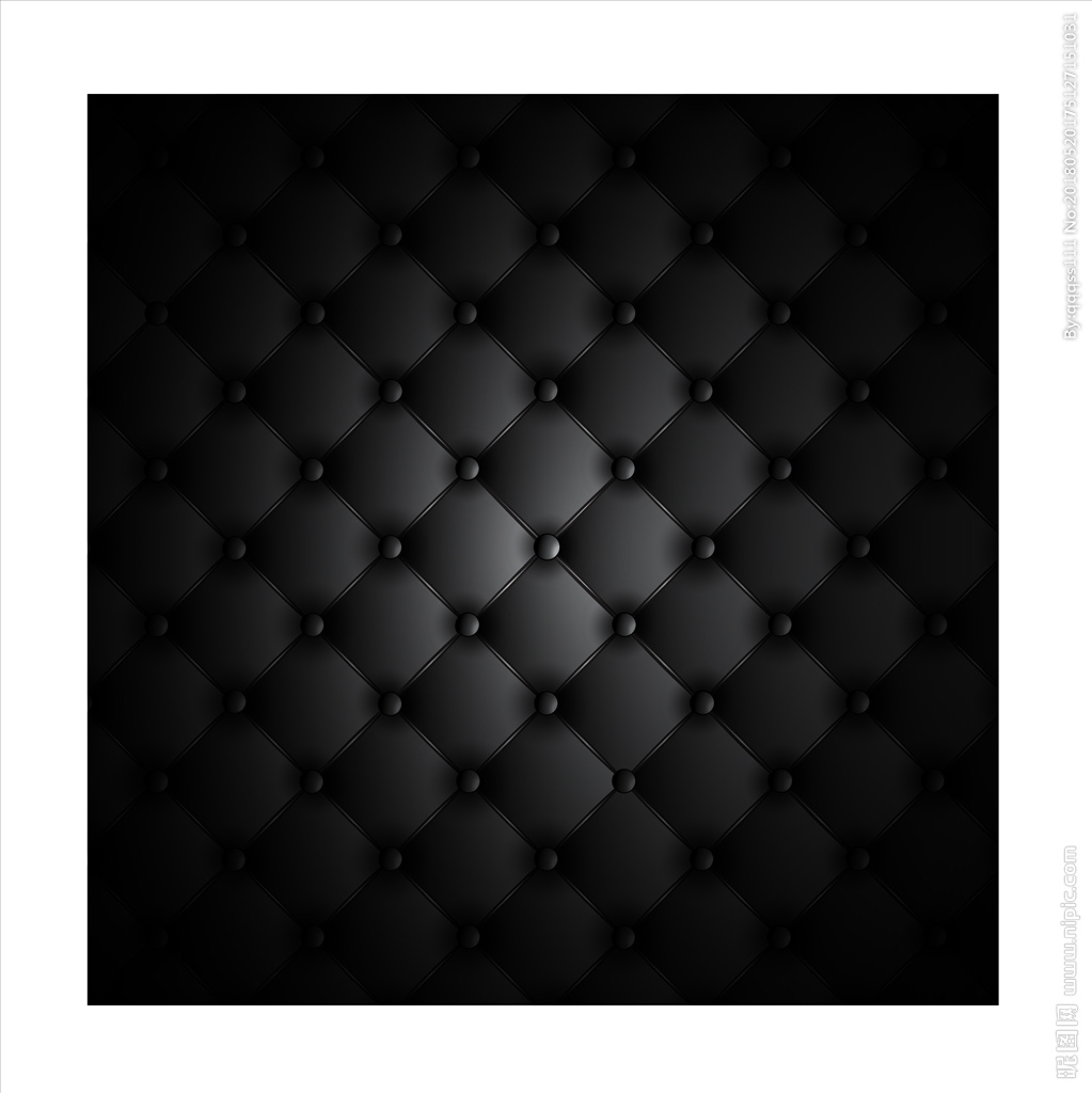 黑色高档皮革背景素材沙发矢量纹