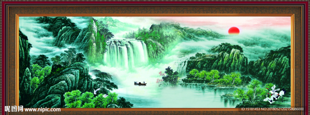 山水国画