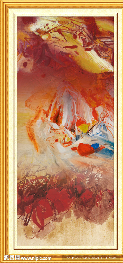 抽象油画