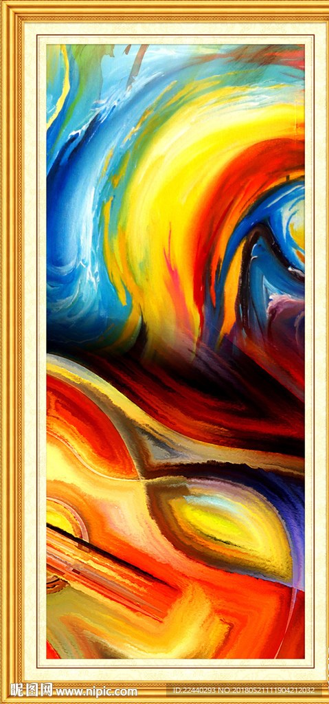 抽象油画