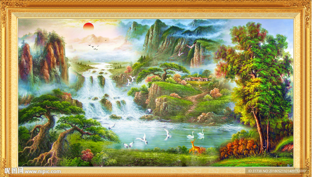 油画风景