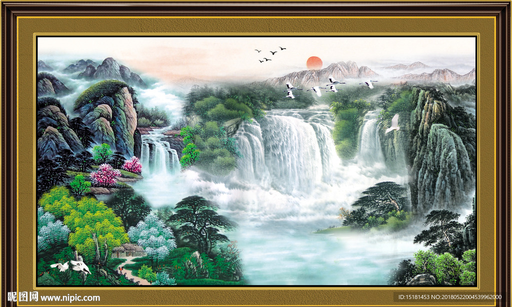 山水国画
