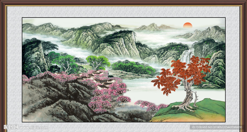 山水国画
