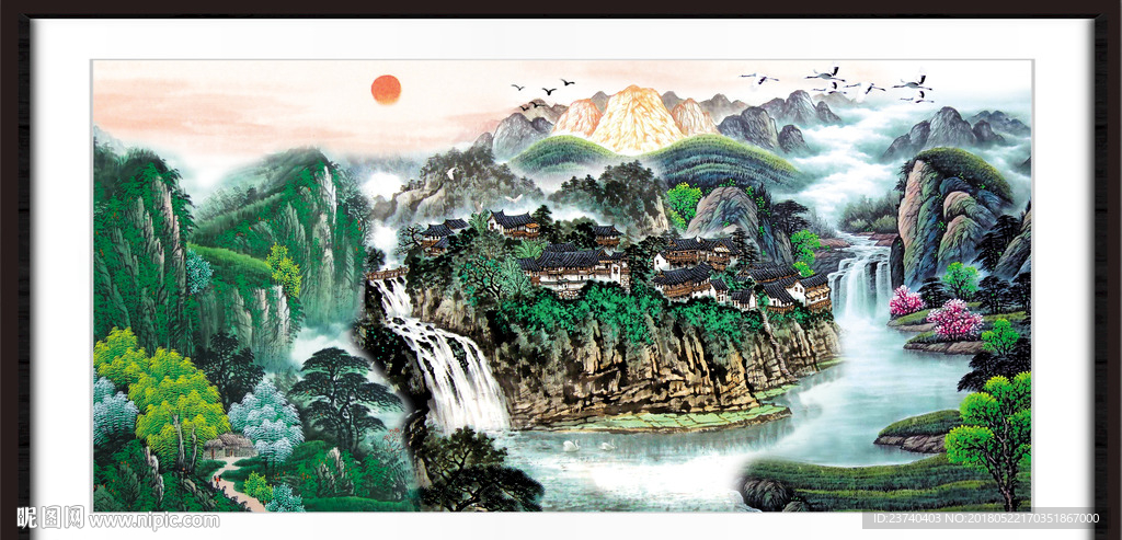 国画山水