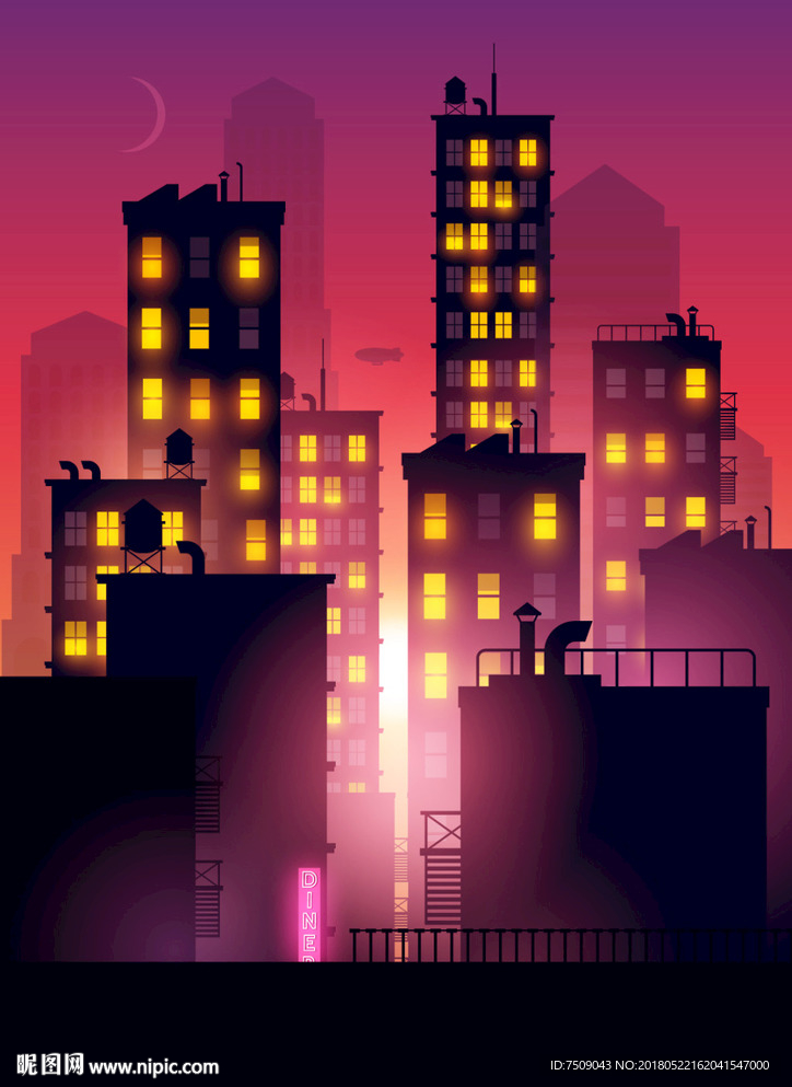 建筑夜景
