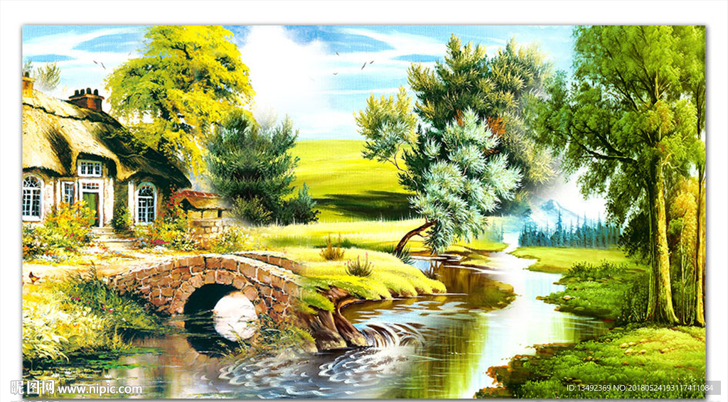 油画风景