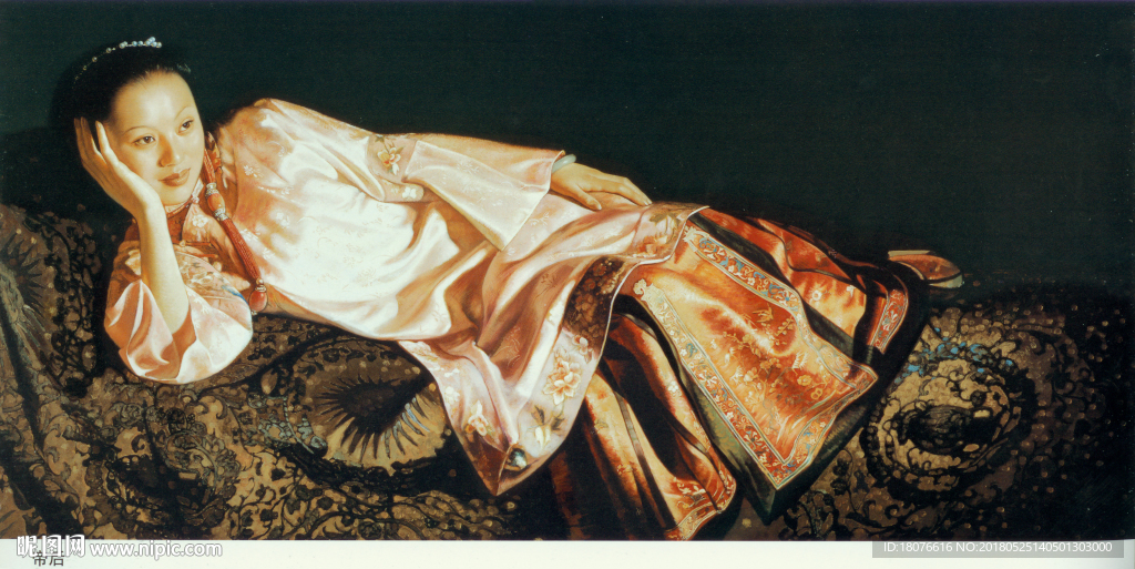 姜国芳油画 帝后