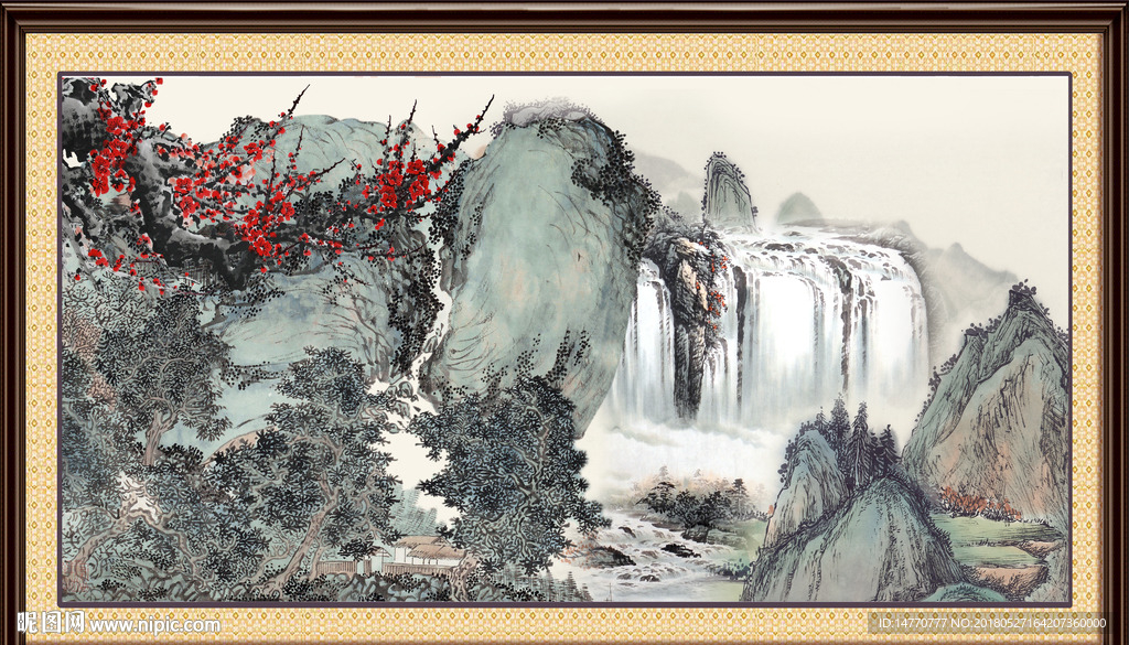 国画梅花