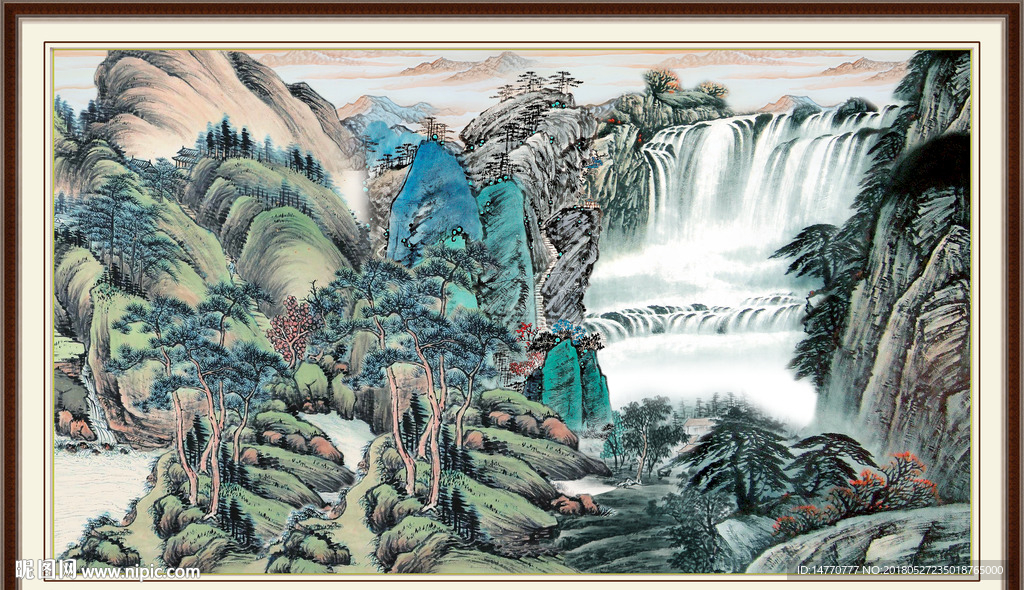 山水国画