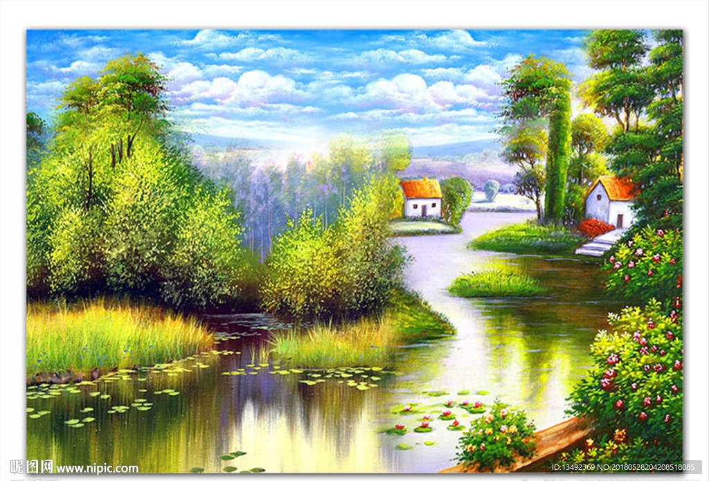 油画风景