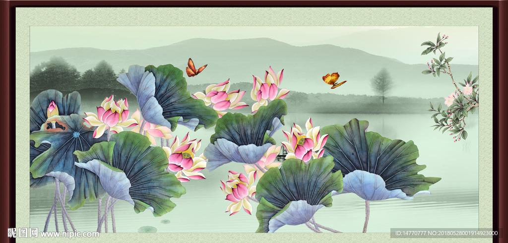 荷花图