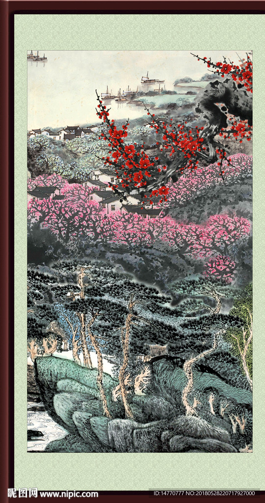 国画梅花