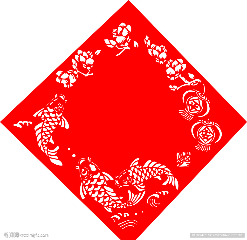 平安福剪纸