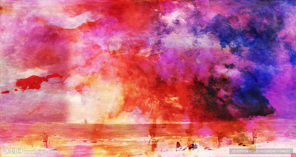 抽象油画