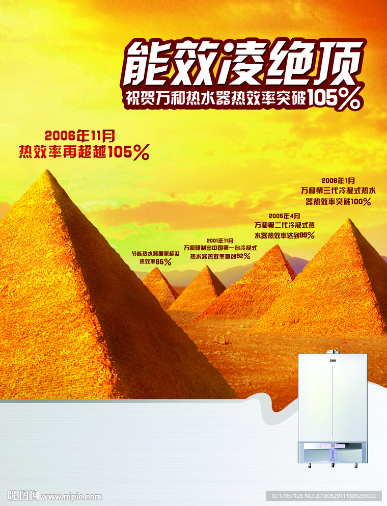 电器 热水器 品牌集团 海报