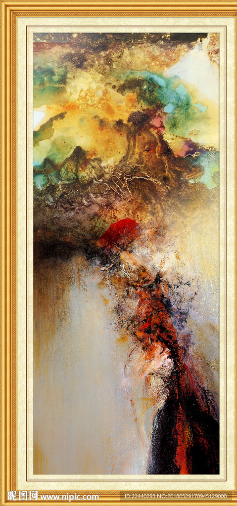 抽象油画