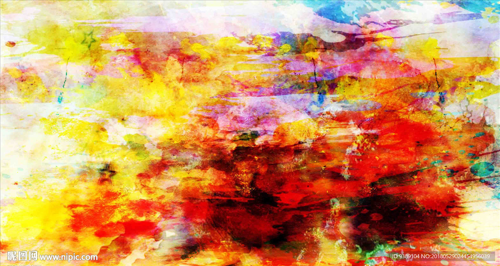 抽象油画