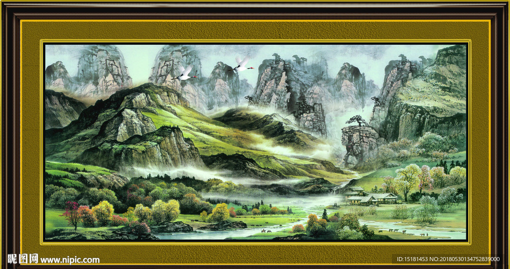山水国画