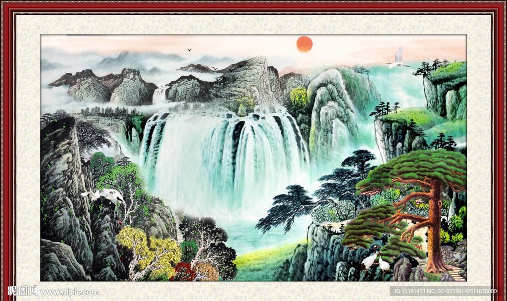 山水国画