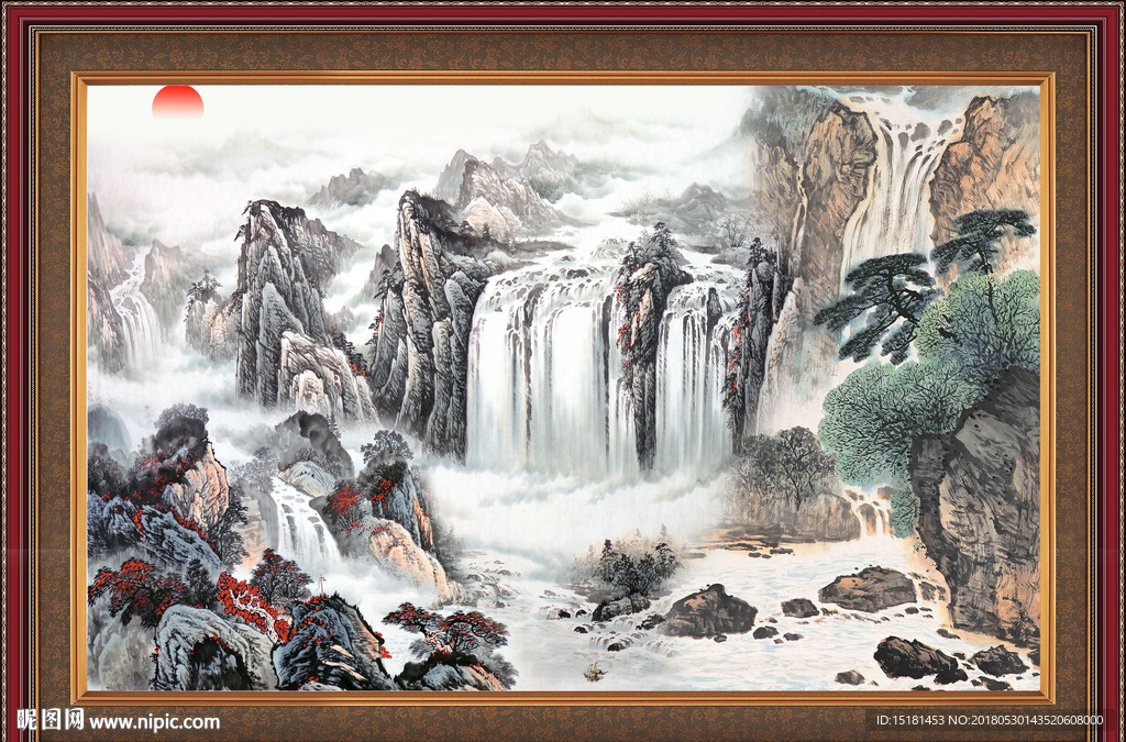 山水国画