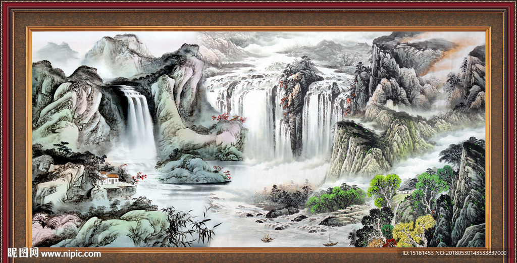 山水国画