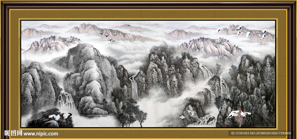 山水国画