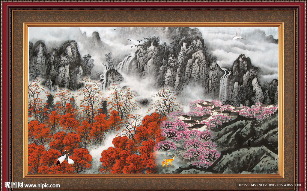 国画山水