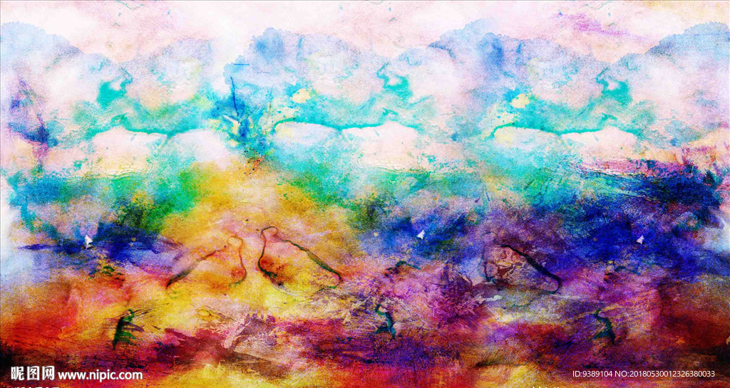 抽象油画