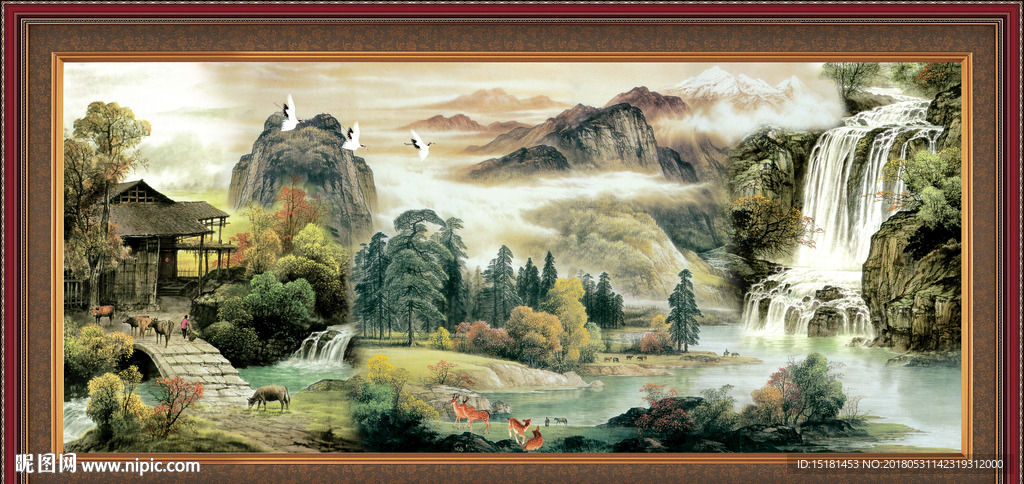 山水国画
