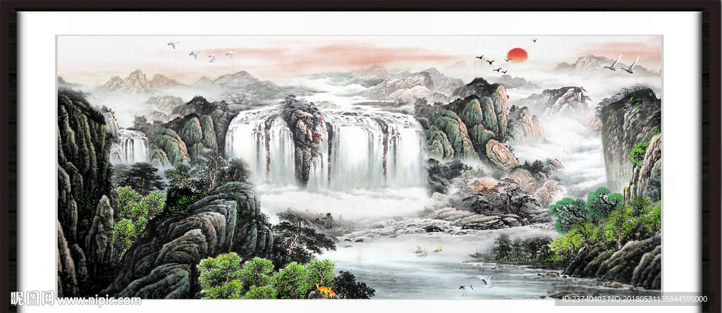 山水国画