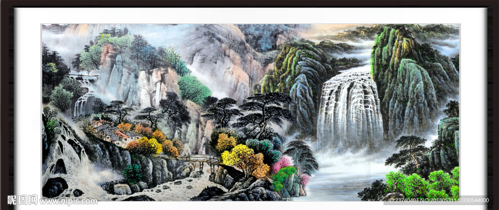 山水国画