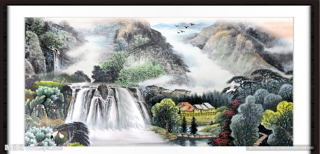 山水国画