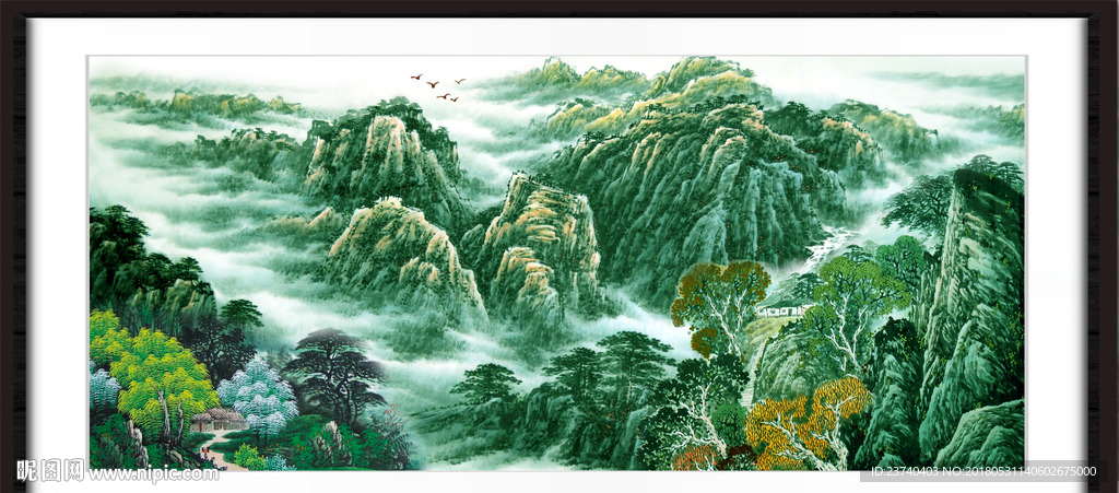 国画山水