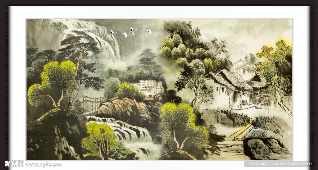 山水国画